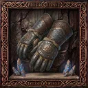 Gants de cuir clouté