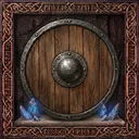 Bocle en bois (targe)
